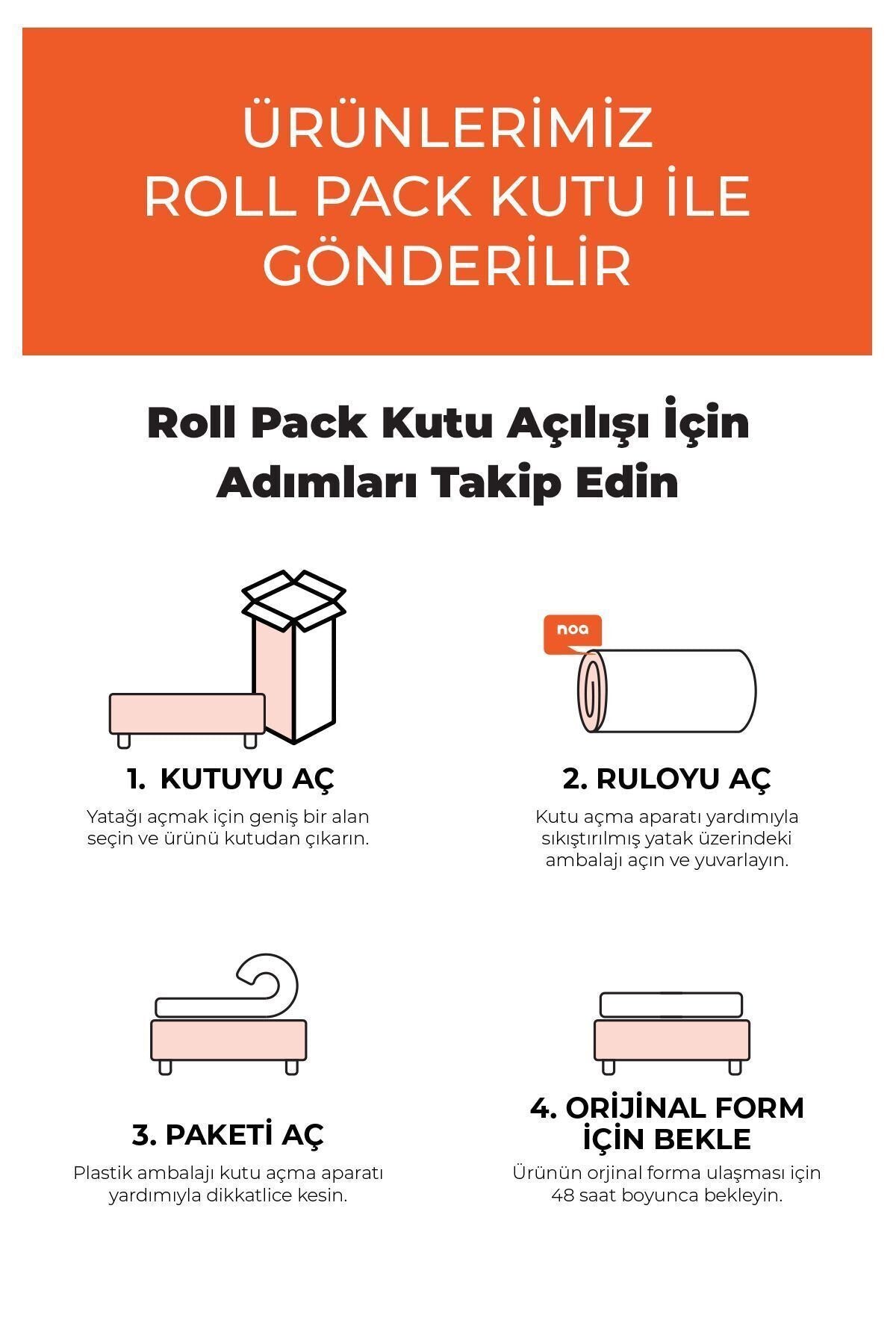 Perfecto Ortopedik Visco Jel Paket Yaylı Yatak