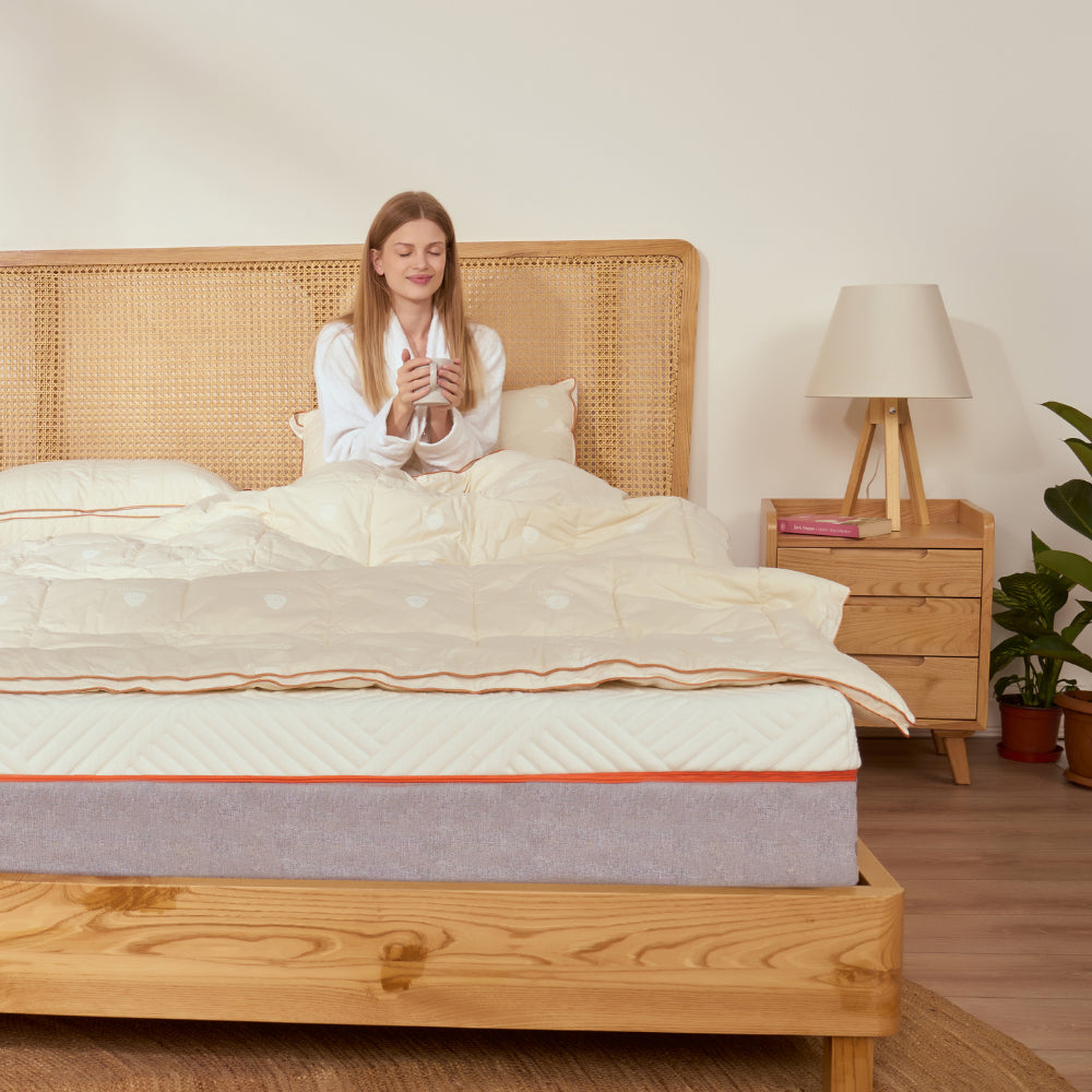 Amour Yıkanabilir Kılıflı, Visco Jel Paket Yaylı Yatak