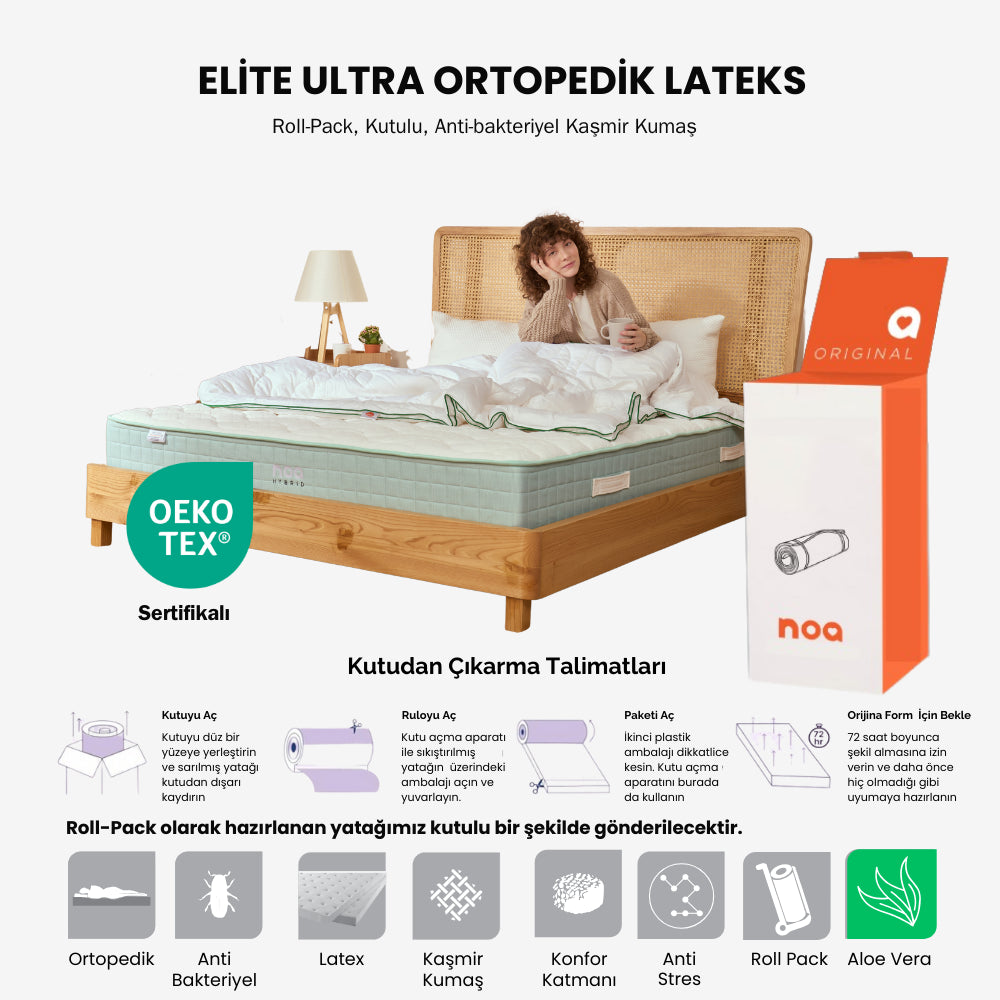 Elite Ultra Ortopedik Lateksli Yatak