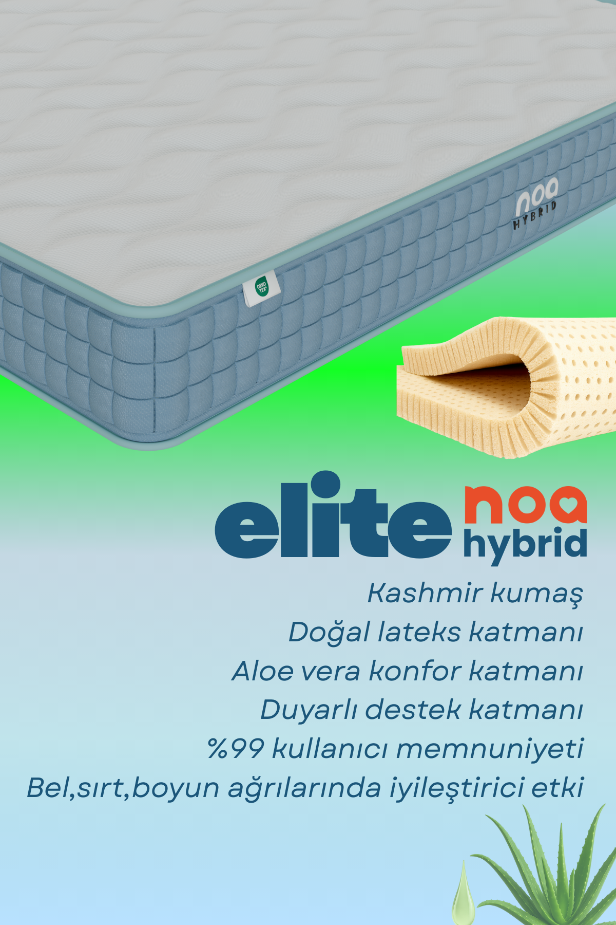 Elite Ultra Ortopedik Lateksli Yatak