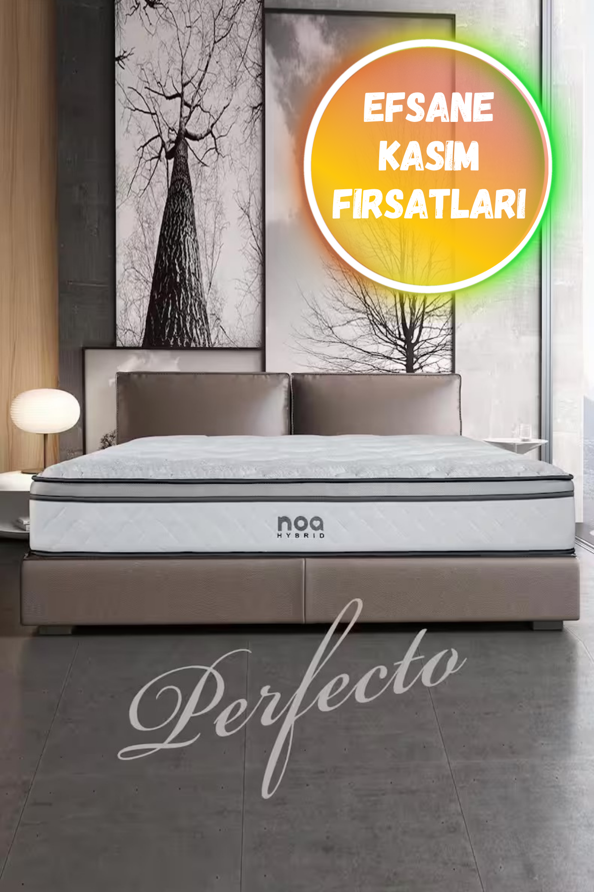 Perfecto Ortopedik Visco Jel Paket Yaylı Yatak