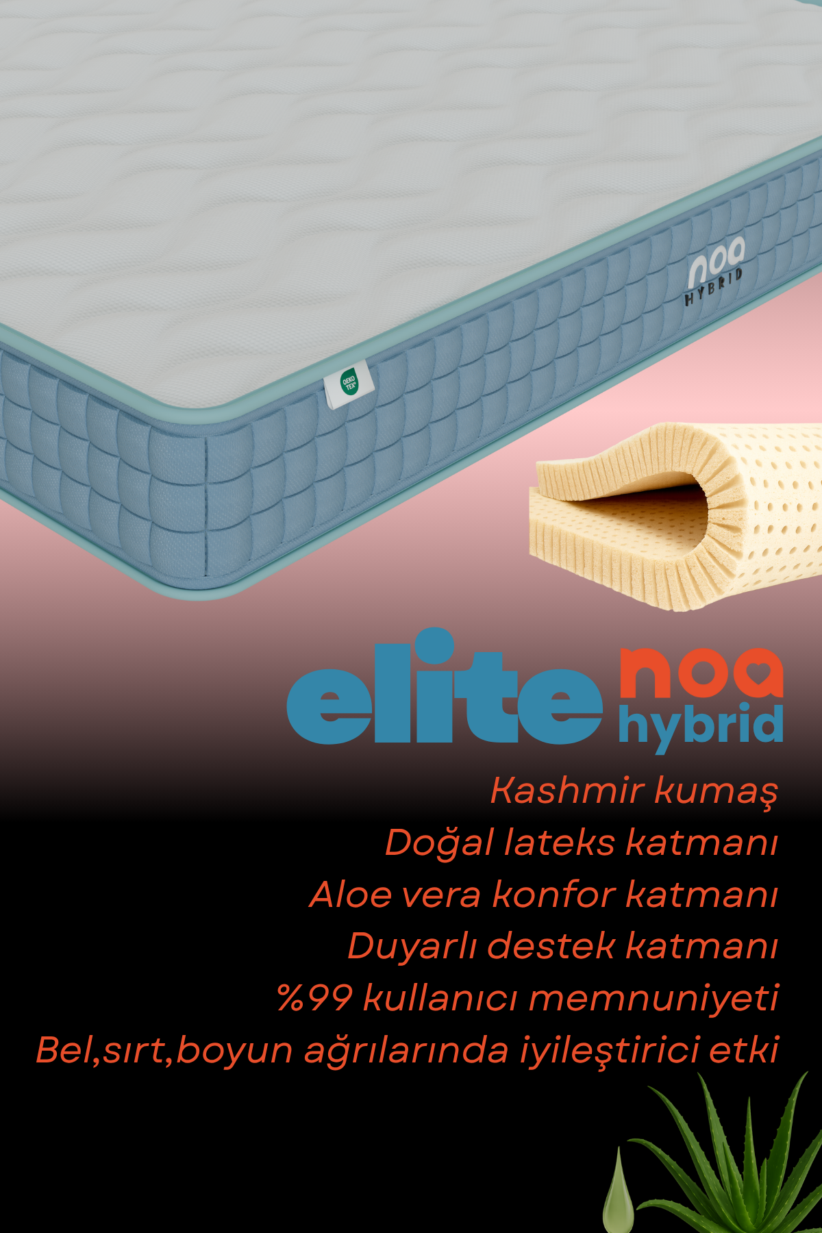 Elite Ultra Ortopedik Lateksli Yatak