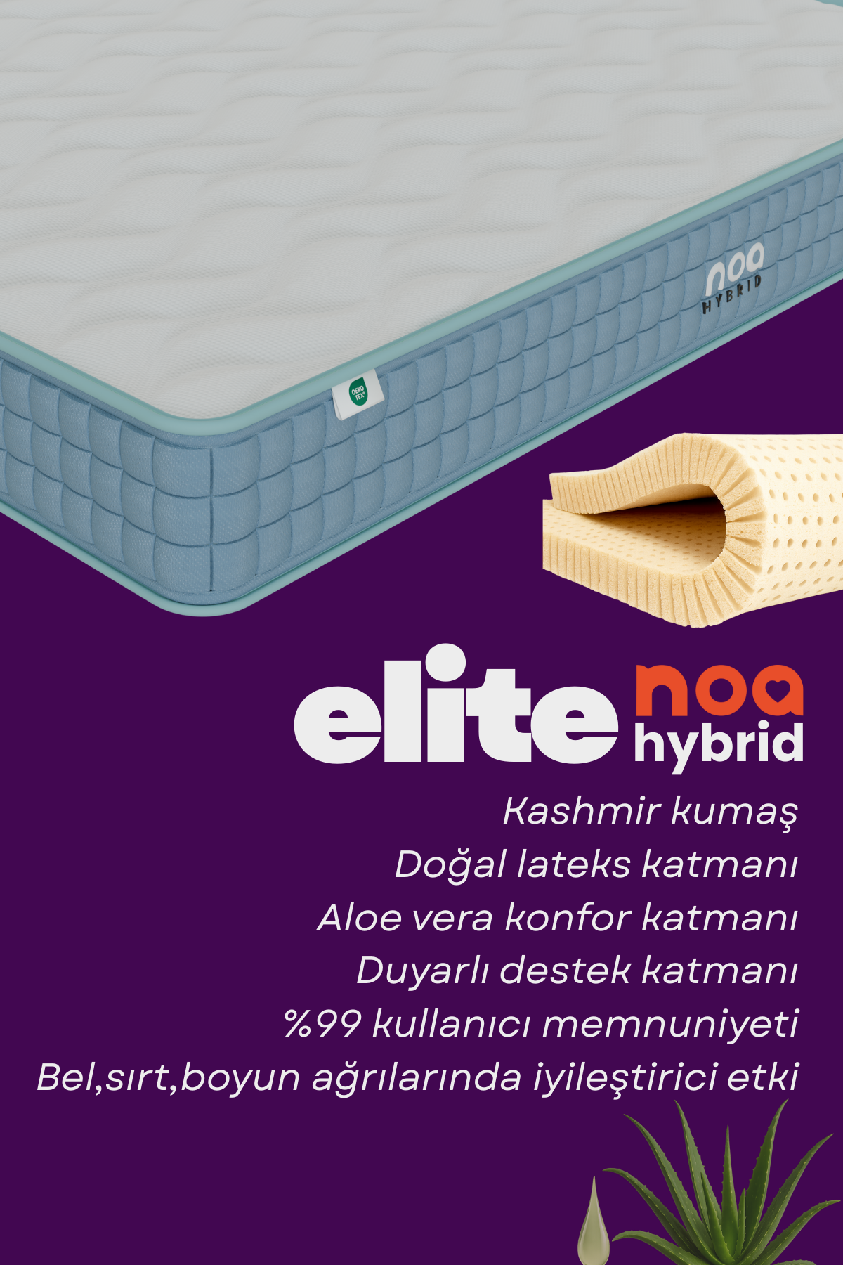 Elite Ultra Ortopedik Lateksli Yatak